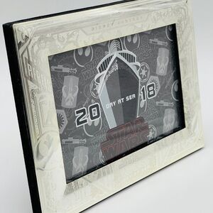 Disney Cruise NWT Star Wars Day at Sea Photo Frame 4" x 6" Tarnish Resistant